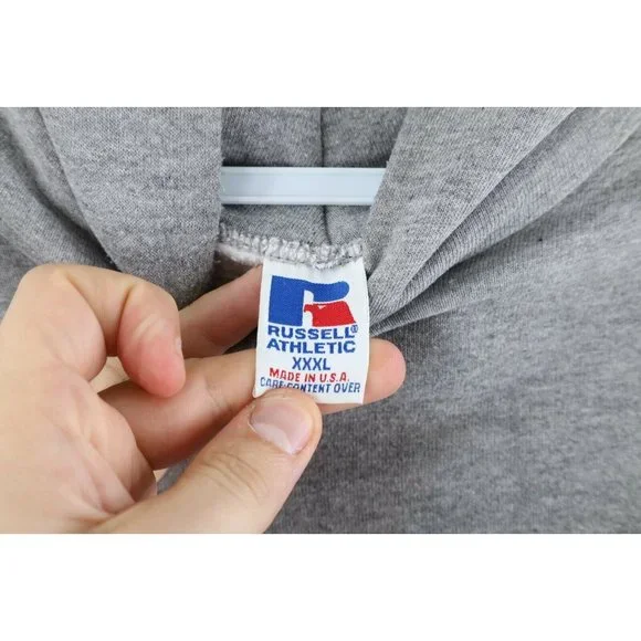 Vintage 90s Russell Athletic 3XL Distressed Central Catholic Track Hoodie USA